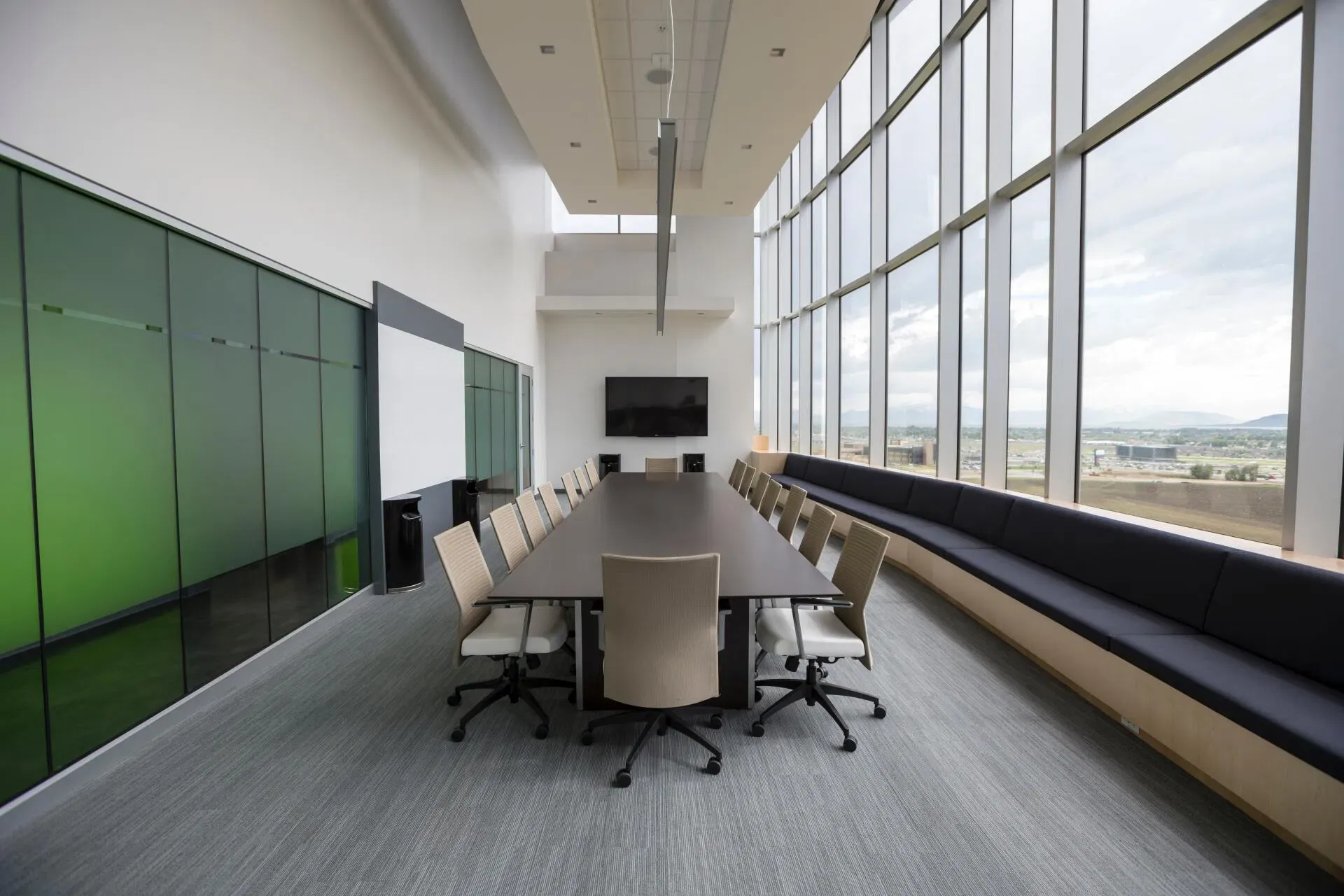 Clean modern office ready for a fresh workday